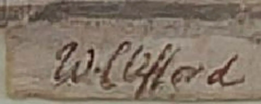 CLIFFORD, W. - Travellers outside Inn (17th Cent.) Image 1++