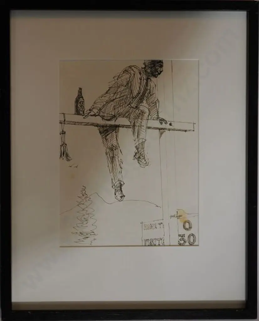 TAPPER, Garth (1927-1999) - Man on crossbars Image 1++