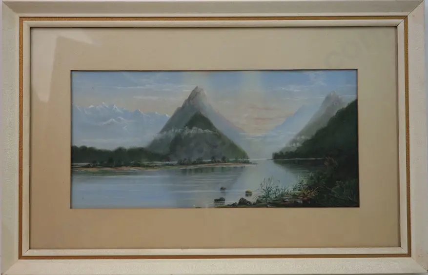 UNKNOWN - Mitre Peak with Lake Image 1++