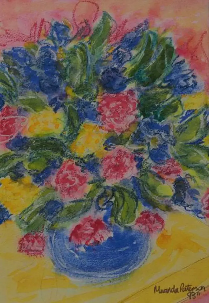 PATERSON, Miranda (21st Cent) - Floral Still Life - 1993 Image 1++