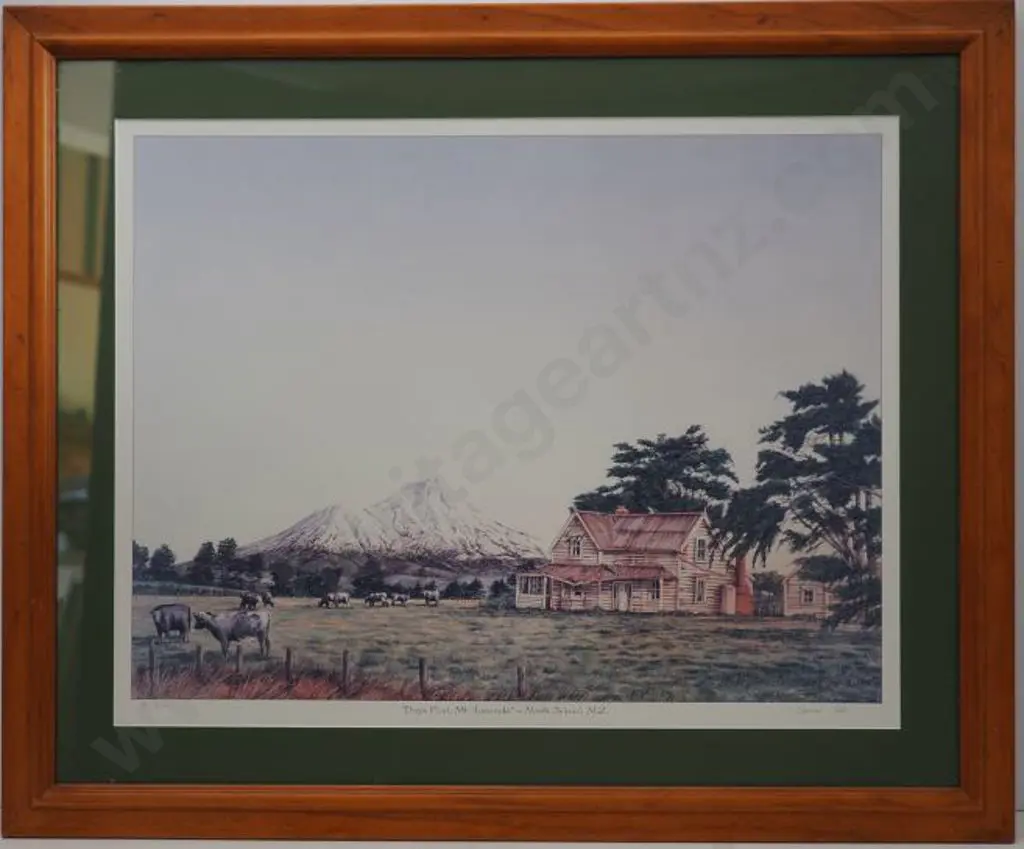 UNKNOWN artist - Days Past, Mount Taranaki Image 1++