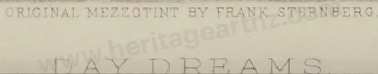 STERNBERG, Frank (1858-1924) - Day Dreams Image 1++