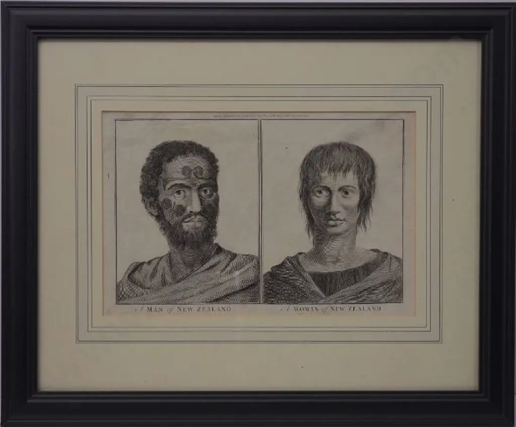 HOGG, Alexander (1778-1824) - Man of New Zealand and a Woman of New Zealand - 1785 Image 1++