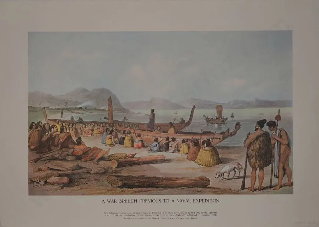 EARLE, Augustus (1793-1838) - A War Speech Previous to the Naval Expedition Image 1++