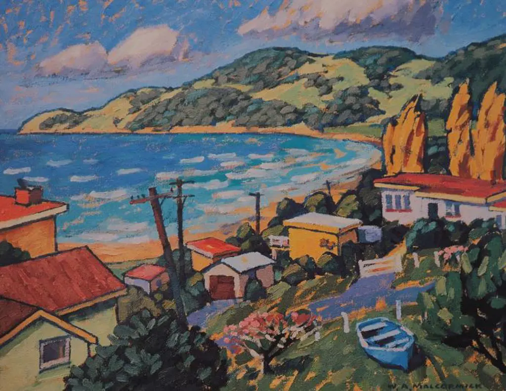 MacCORMICK, W.A. (Bill) (1942-) - Beach Baches Image 1++