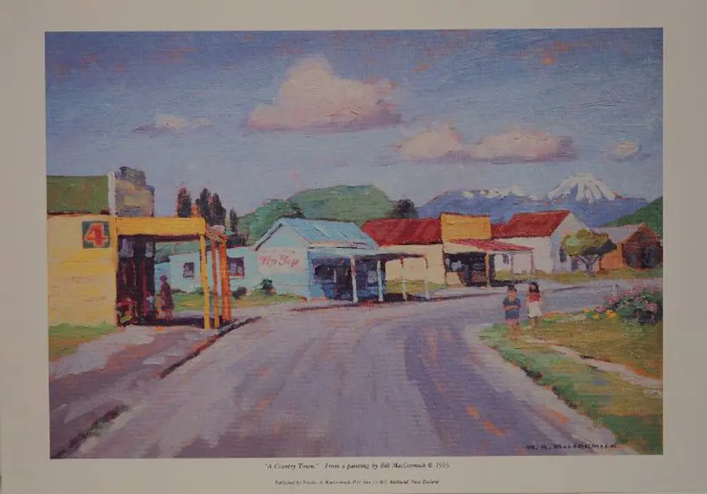 MacCORMICK, W.A. (Bill) (1942-) - A Country Town Image 1++
