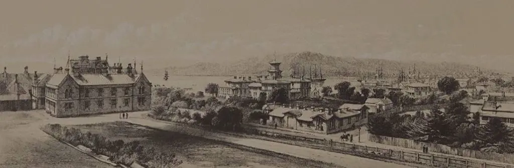 BARRAUD, Charles Decimus (1822-1897) - Horowhenua Lake. Govt. House Wellington, Whanganui River, Wellington Railway Image 1++