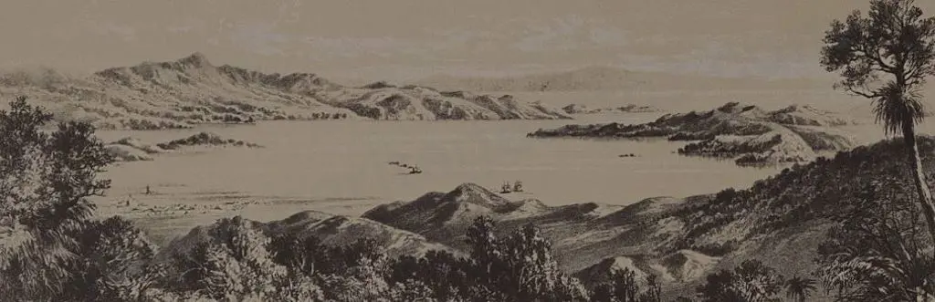 BARRAUD, Charles Decimus (1822-1897) - Rotoiti, Freeman's Bay Auckland, Coromandel Harbour, Rotorua Image 1++