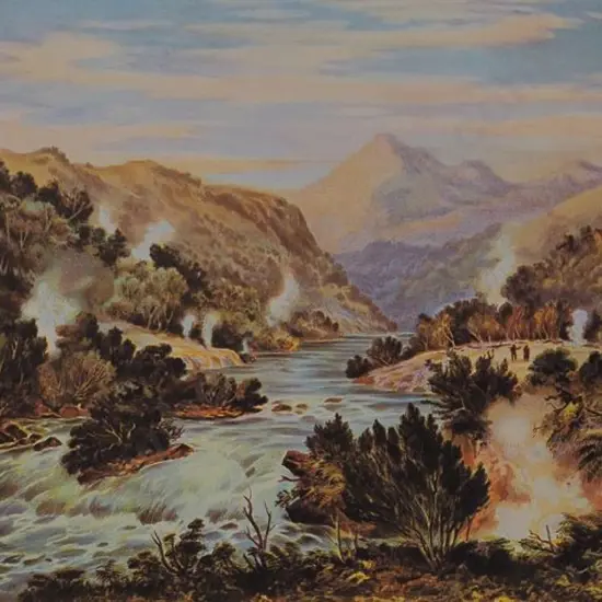 BARRAUD, Charles Decimus (1822-1897) - Orakei Korako