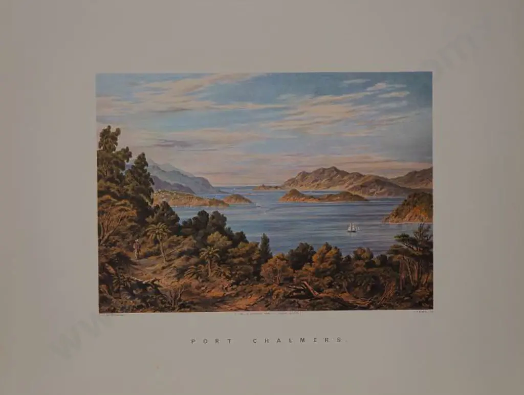 BARRAUD, Charles Decimus (1822-1897) - Port Chalmers Image 1++