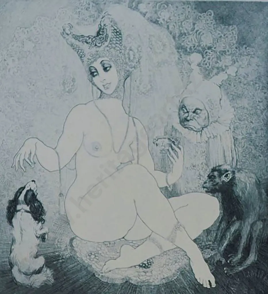 LINDSAY, Norman (1879-1969) - Jealousy Image 1++