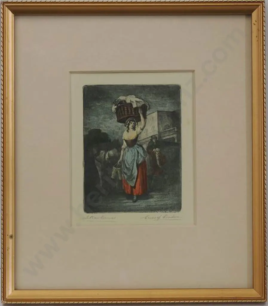 WHEATLEY, Francis (1747-1801) - Cries of London - Strawberries Image 1++