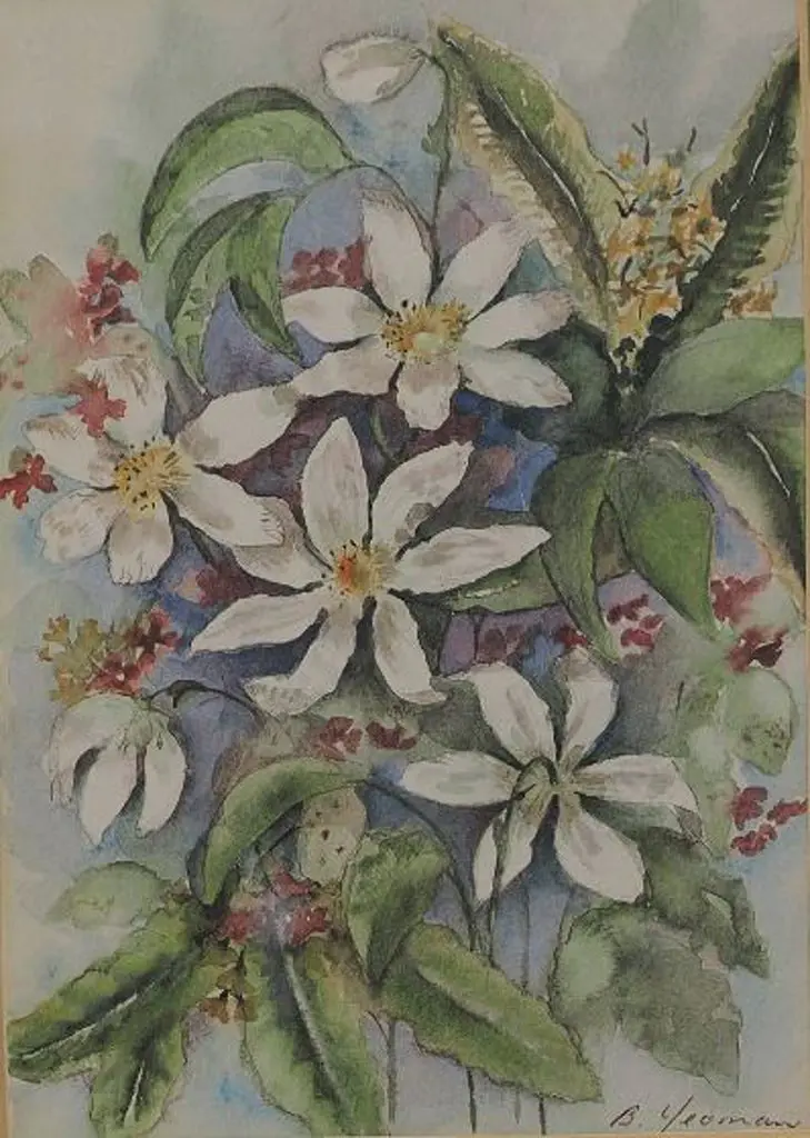 YEOMAN, Beryl (1912-1970) - Flower Study Image 1++