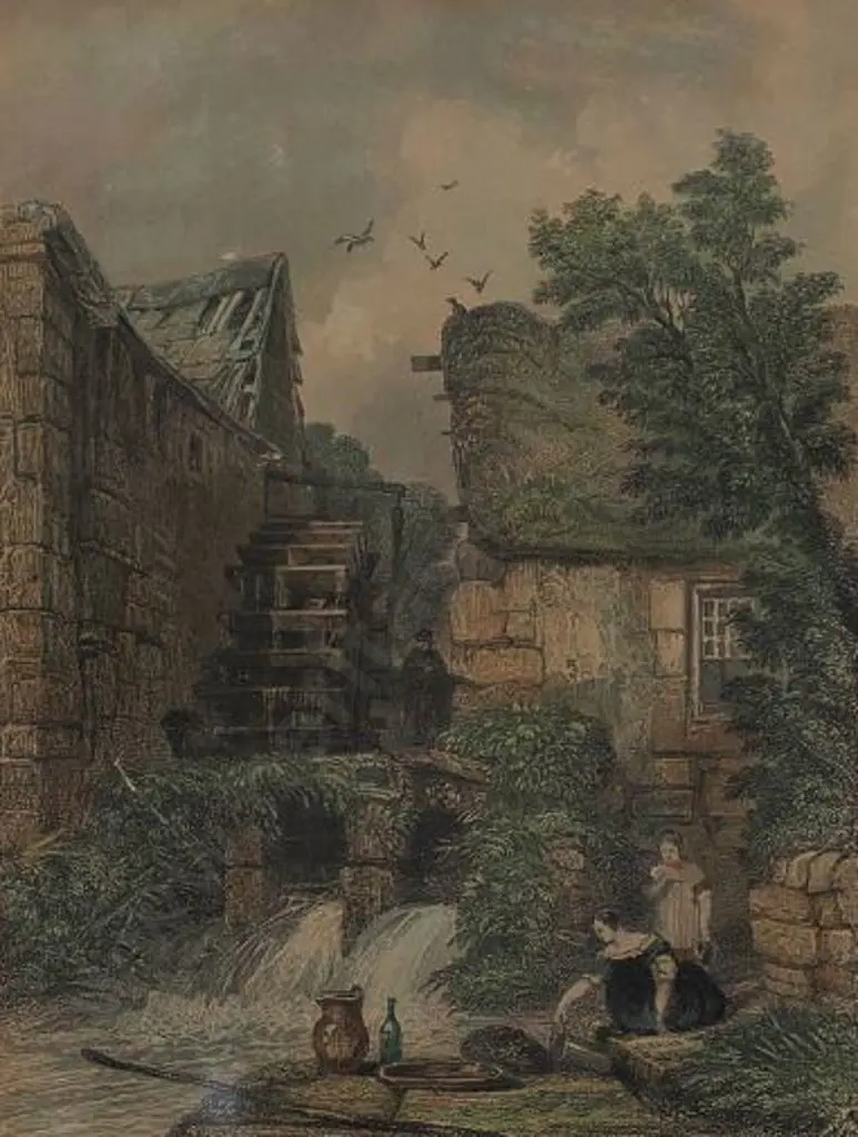 UNKNOWN artist - Water Wheel, Westmoreland Image 1++