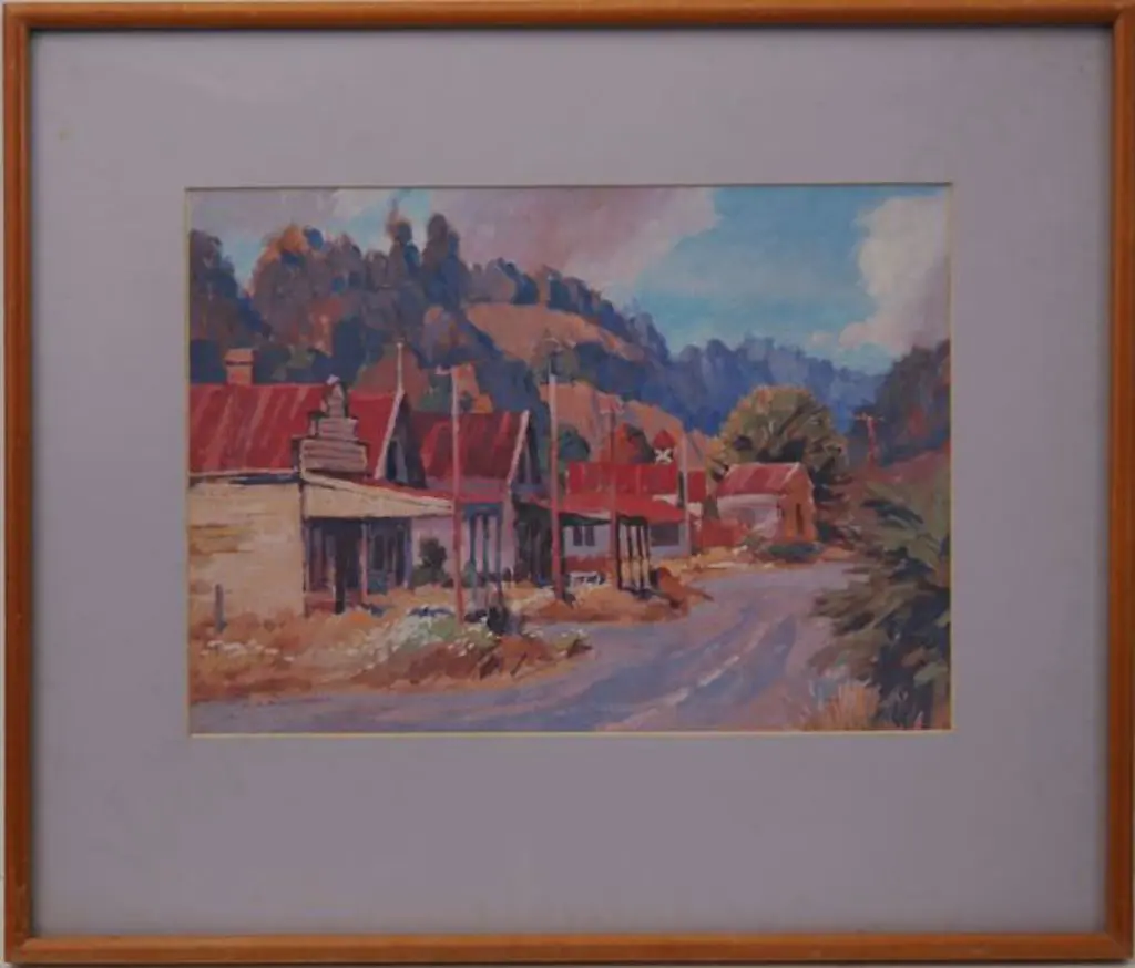 MacCORMICK, W.A. (Bill) (1942-) - Row of Cottages Image 1++