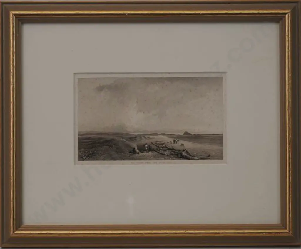 BREES, Samuel Charles (1810-1865) - Sea Coast Near the River Ohau Image 1++