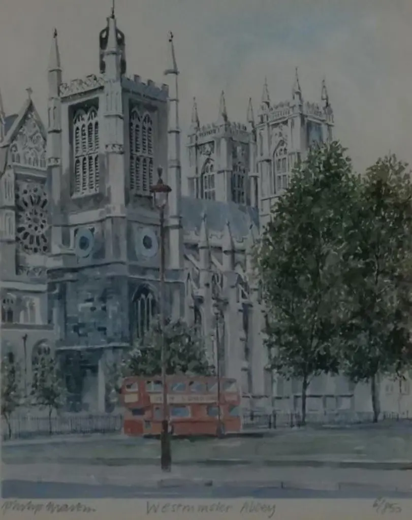 MARTON, Philip (20th Cent.) - Westminster Abbey Image 1++