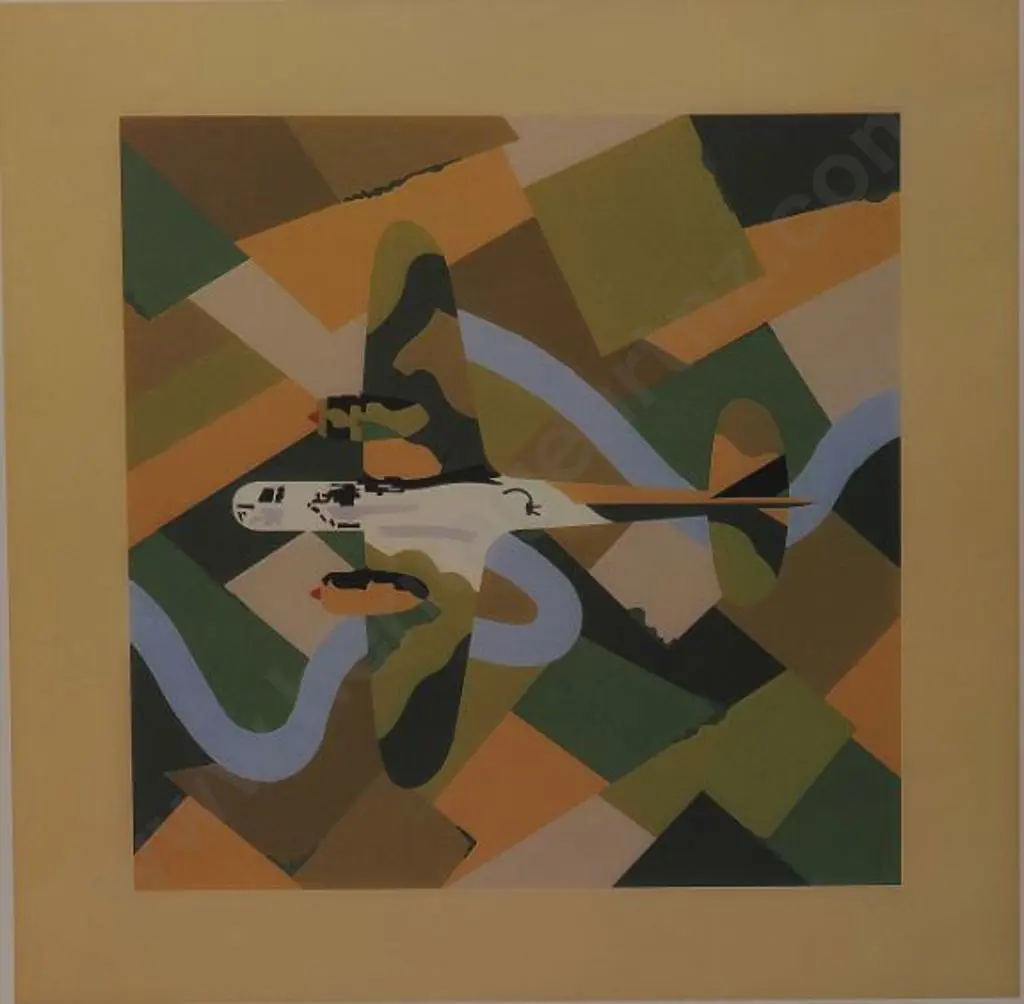 WONG, Sing Tai (Harry) (1943-) - Flight Plan No 2, 1i981 Image 1++