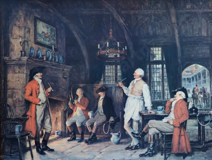 BENNETT, Frank Moss (1874-1952) - The Landlord's Story Image 1++