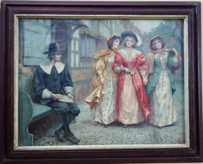 UNKNOWN Artist - After the Ball (Edwardian print) Image 1++