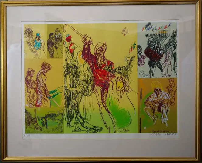 TOPOLSKI, Feliks (1907-1989) - Royal St Georges Golf Club (with sketches of golfers) Image 1++