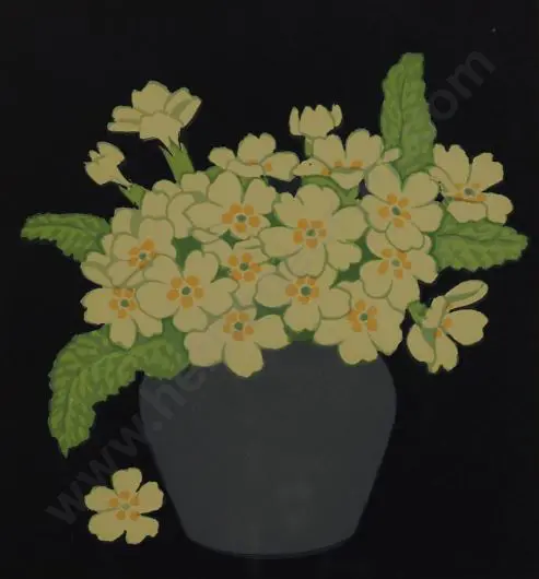 HALL THORPE, John (1874-1947) - Primroses Image 1++