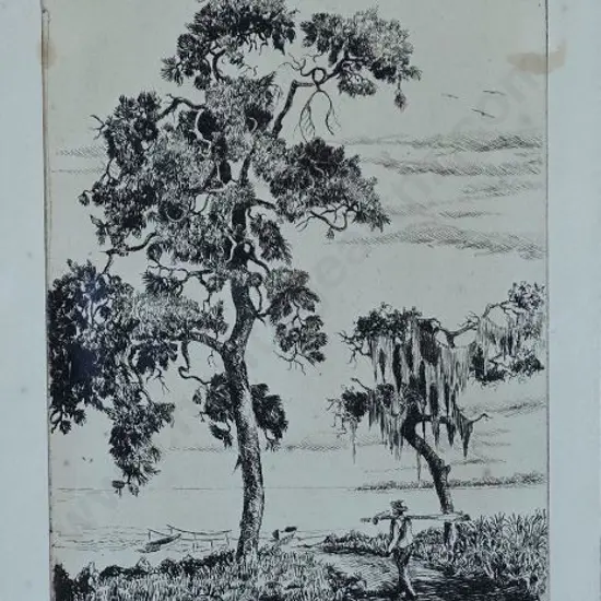 LOCKE, Walter Ronald (1883-1949) - Elm Tree