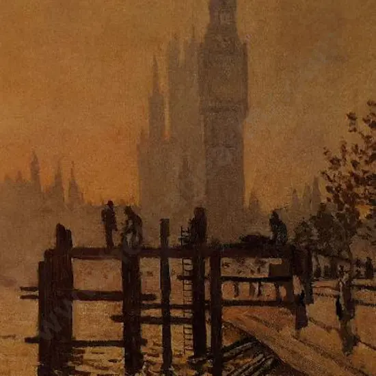 MONET, Claude (1840-1926) - The Thames Below Westminster
