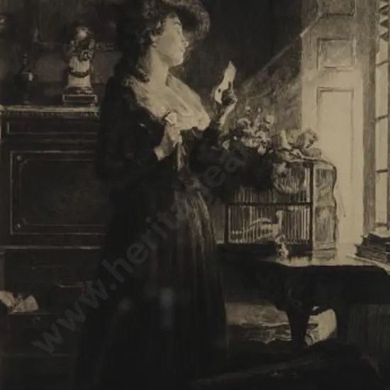 FLEURY, Tony Robert (1837-1911) - The Billet Doux