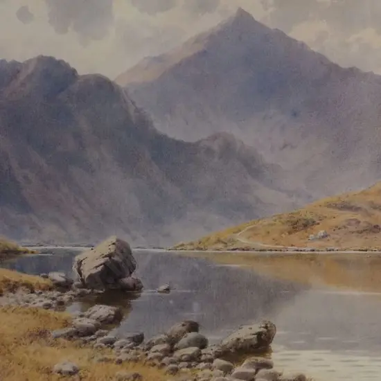 WILLIAMS, Darren (21st Cent.) - Lyyn Llydaw - Wales - with View of Mt Snowdon