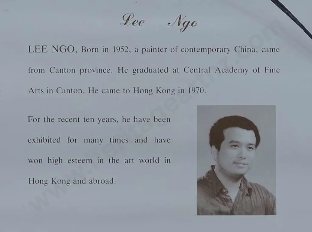 NGO, Lee (1950-) - Chinese New Year / Wedding / New Born Baby / Birthday Celebration Image 1++