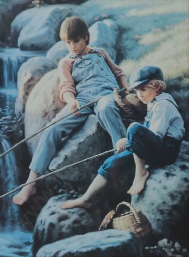 ADRIAN, Mark - Fishing at Sunset Image 1++