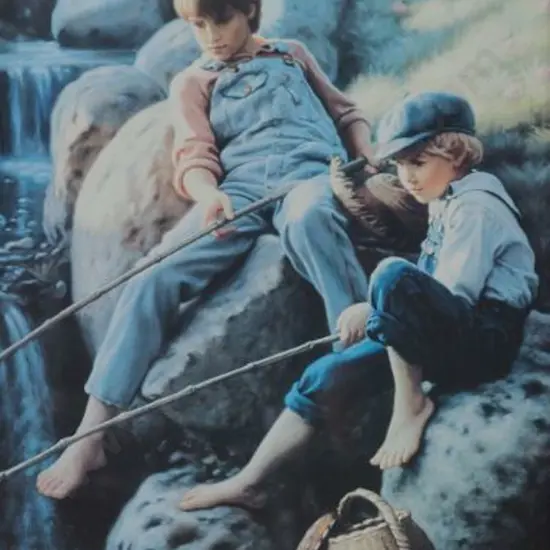 ADRIAN, Mark - Fishing at Sunset