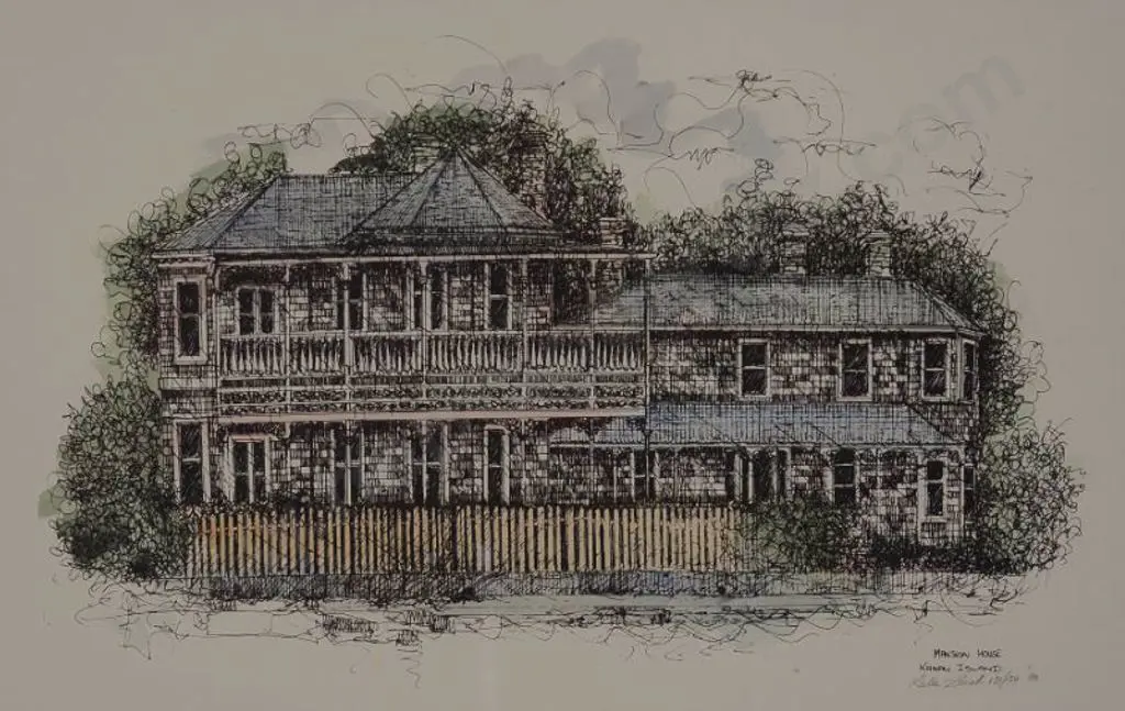 SMITH, Katie (Late 20th Cent.) - Mansion House, Kawau Island Image 1++