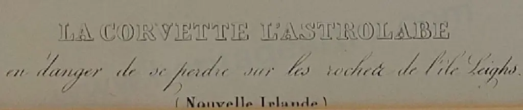 SAINSON, Louis de (1800-1874) - La Corvette Astrolable Image 1++