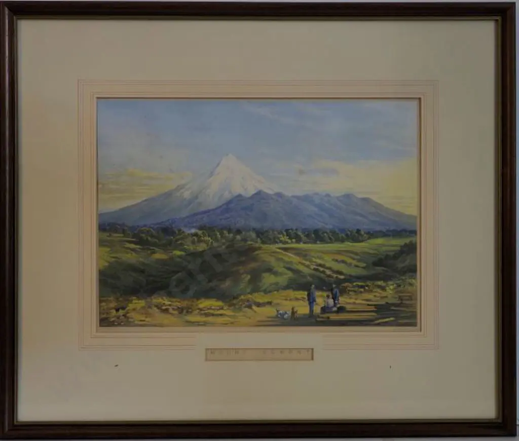 BARRAUD, Charles Decimus (1822-1897) - Mount Egmont Image 1++