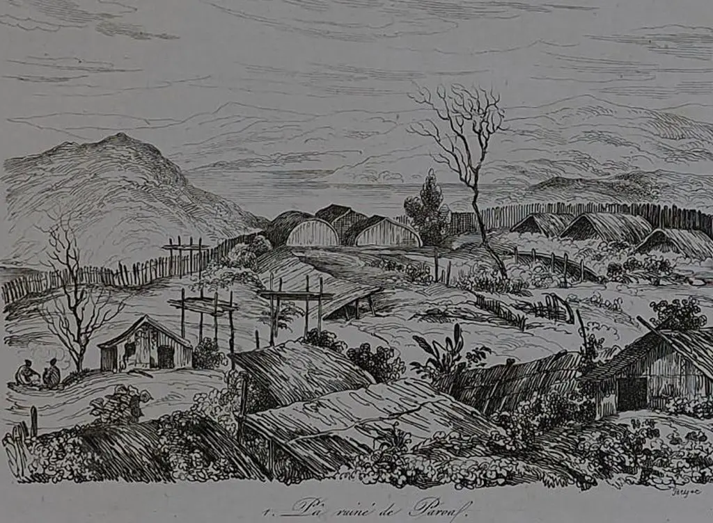 SAINSON, Louis de (1800-1874) - Pa Ruine de Paroa c. 1834 Image 1++