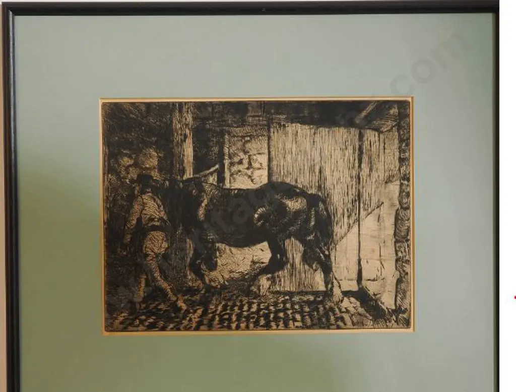 BLAMPIED, Edmund (1886-1966) - Returning to Stables Image 1++