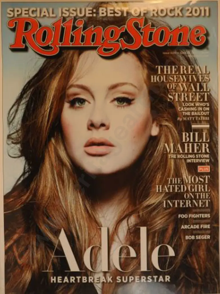 ROLLING Stone Cover - Adele on Cover of Rolling Stone - April 28, 20011 Image 1++