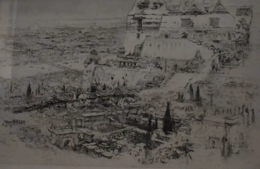 WALCOT, Willliam (1874-1943) - Babylon - 19th Century Middle Eastern Cityscape Image 1++