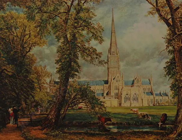 CONSTABLE, John (1776-1837) - Salisbury Cathedral Image 1++