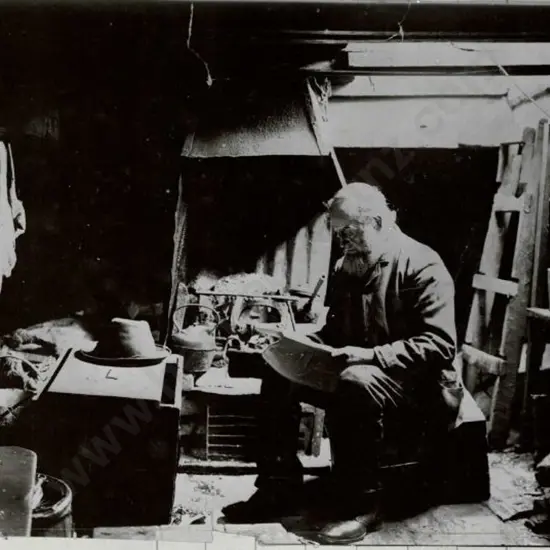 UNKNOWN - Elderly Man in Hut