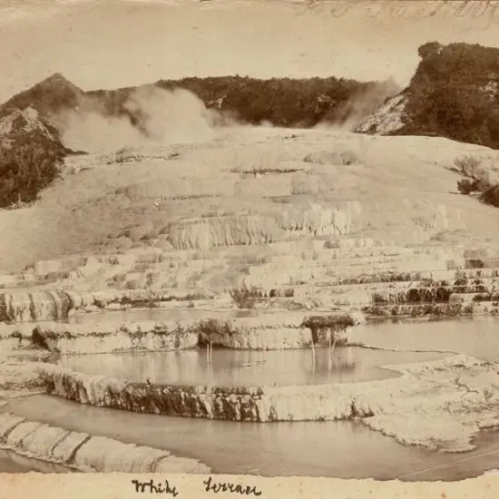 UNKNOWN - White Terrace (small tear)