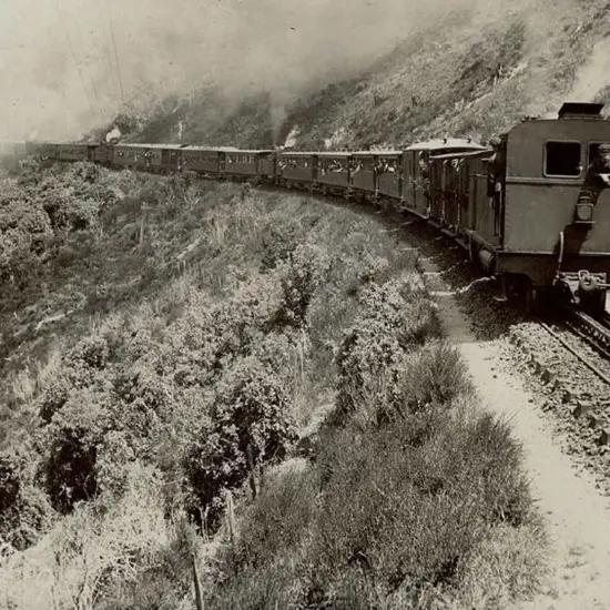 UNKNOWN - Rimutaka Incline - Excursion Train - drawn by five Fell Engines, - c.1950s