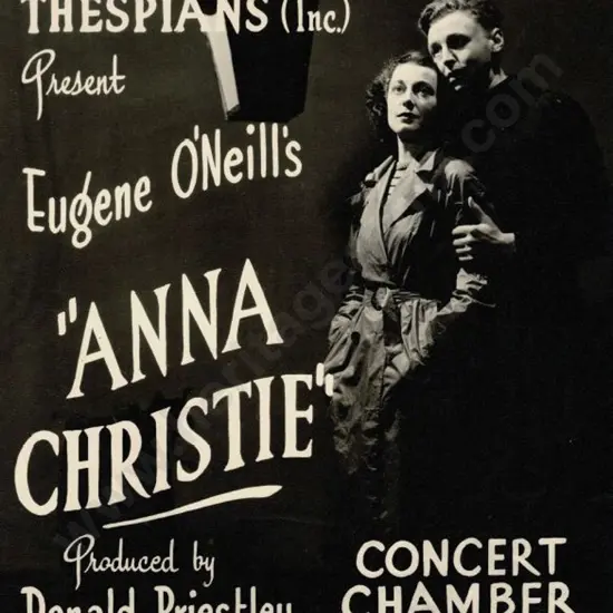 UNKNOWN - Theatre Playbill for 'Anna Christie'