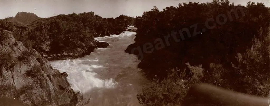 UNKNOWN - Waikato River below Huka Falls - Late 19th Century Image 1++