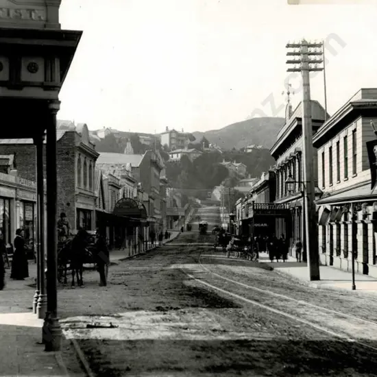 UNKNOWN - Manners Street, Wellington, c.1886/1887