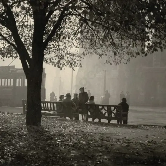CASBOLT, Frederick Lennard (1896-1987) - Waiting for the Tram