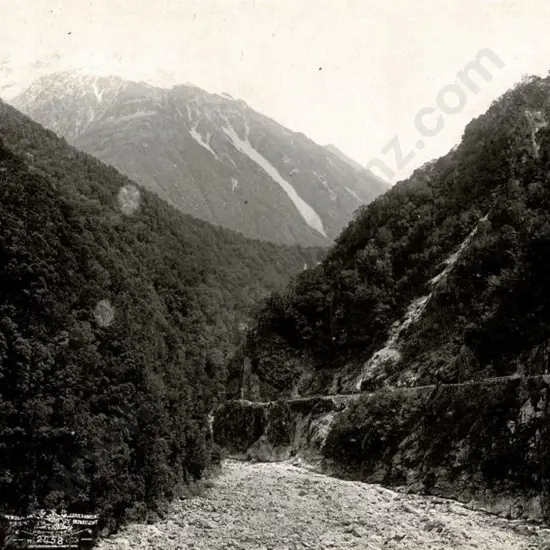 NZ GOVT PUBLICITY (Early 20th Cent.) - Otira Gorge? c.1910