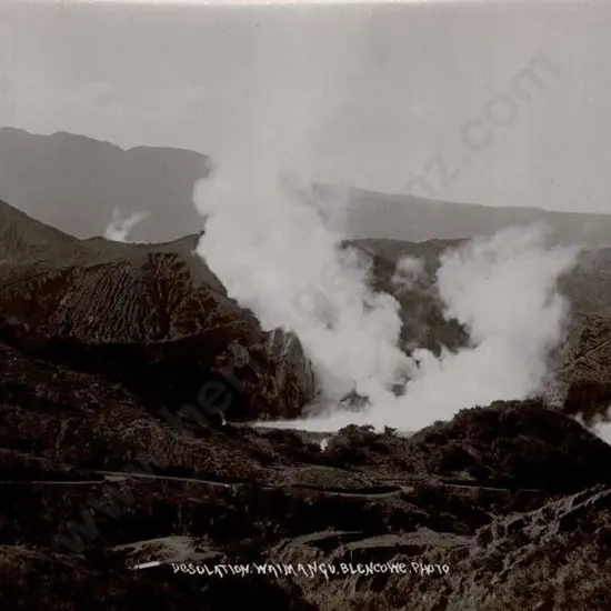 BLENCOWE, James Rasdell (1871-1945) - Desolation, Waimangu - Late 19th Century